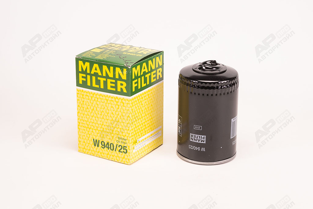 Фильтр масляный Г-, УАЗ дв. ЗМЗ-405,406,УМЗ-4216 (009-1012005) MANN FILTER