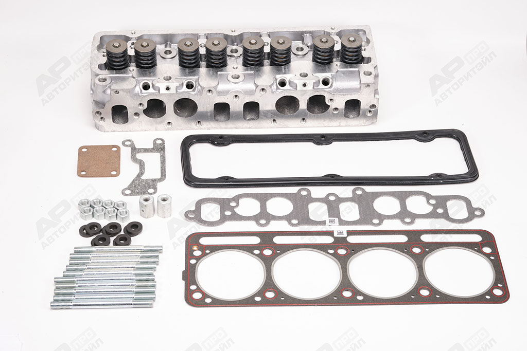 Головка блока цилиндров УМЗ-4216 с клапанами, крепежом и прокладками Евро-3, 4 ГАЗ Оригинал