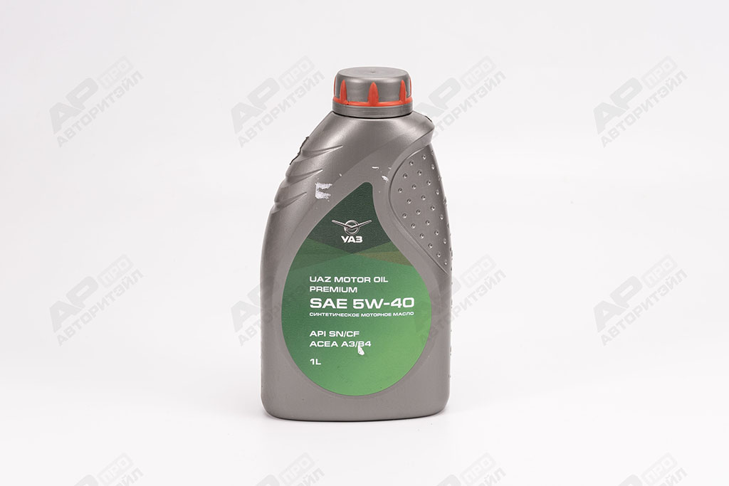 Масло моторное UAZ MOTOR OIL PREMIUM 5W-40; 1 лит. УАЗ Оригинал