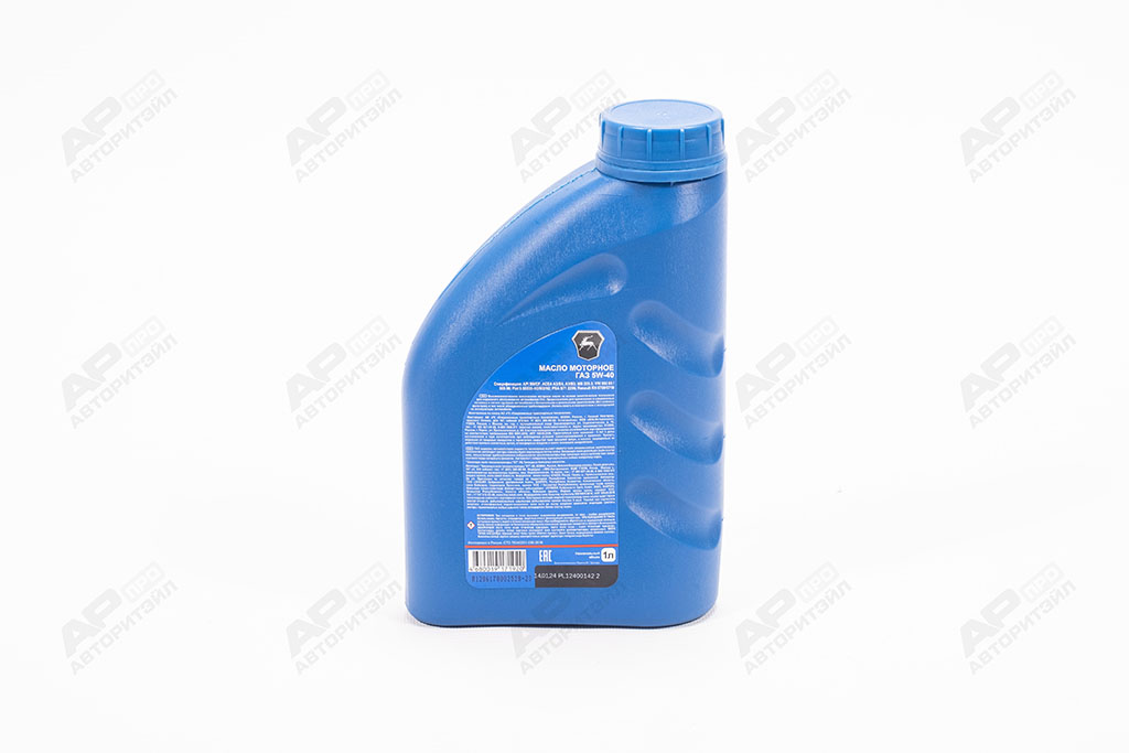 Масло моторное ГАЗ 5W40 синтетика 1л (API SN/CF ACEA A3/B4) ГАЗ Оригинал 1686043