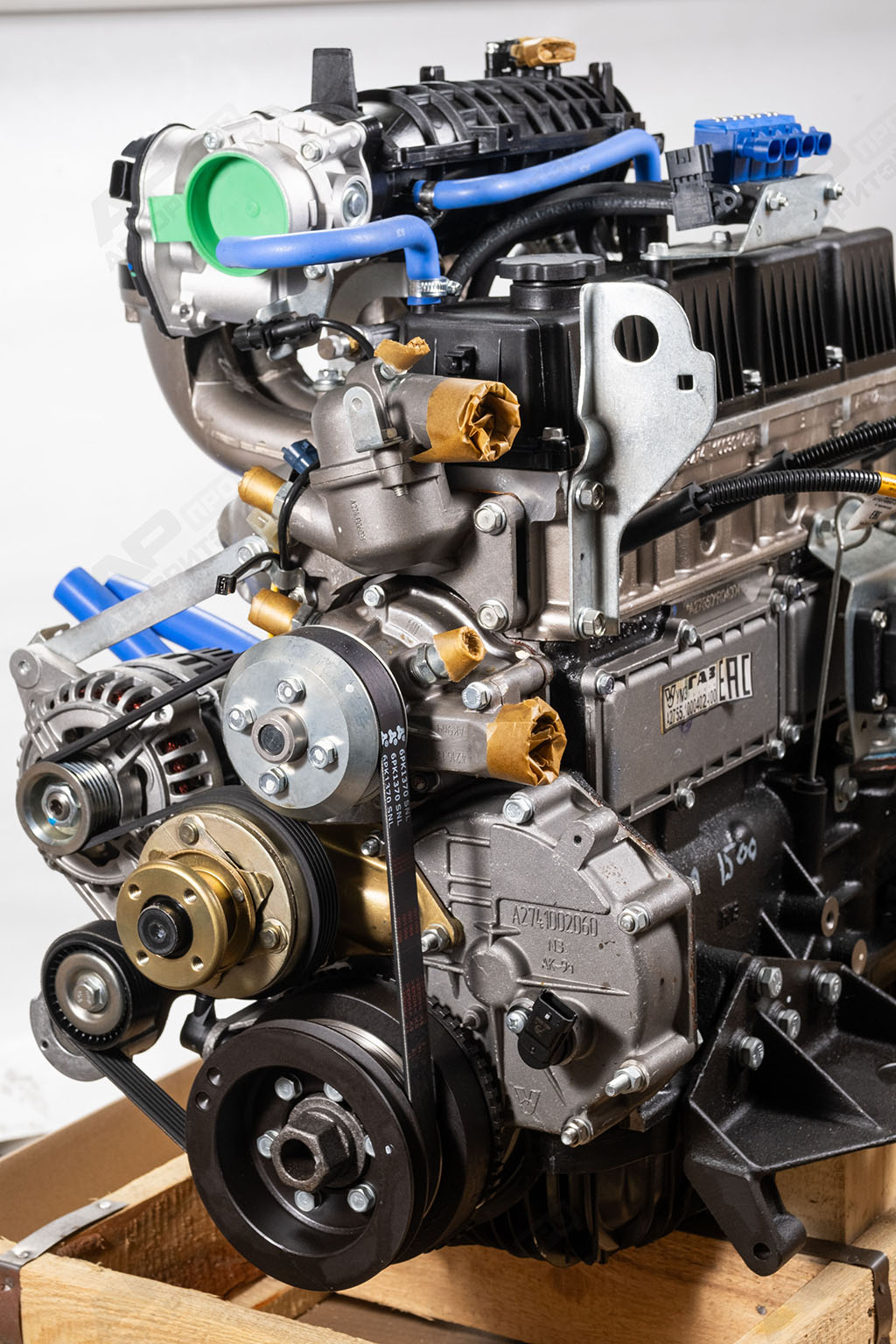 Двигатель (авт. ГАЗель Бизнес, УМЗ-A2755 EvoTech Евро-5) с ГБО без кондиционера, чугун. блок ГАЗ Ори