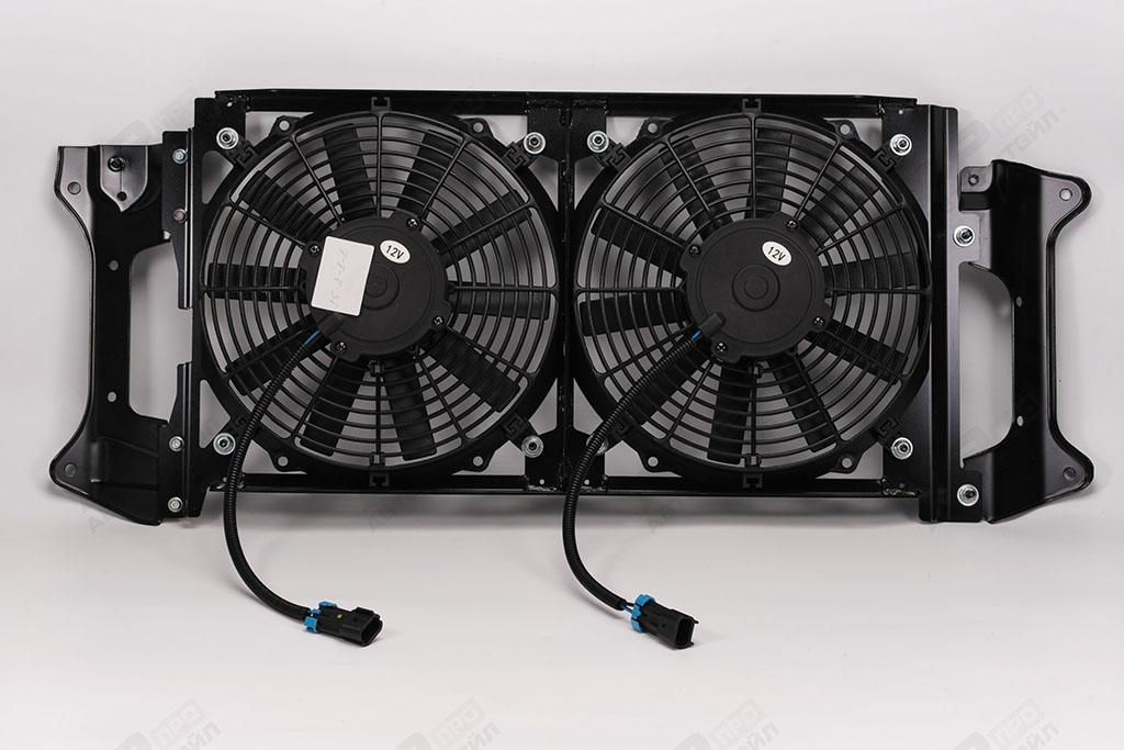 Вентилятор конденсатора ГАЗель-Next, Садко-Next, Соболь NN с рамкой двойной ГАЗ Оригинал