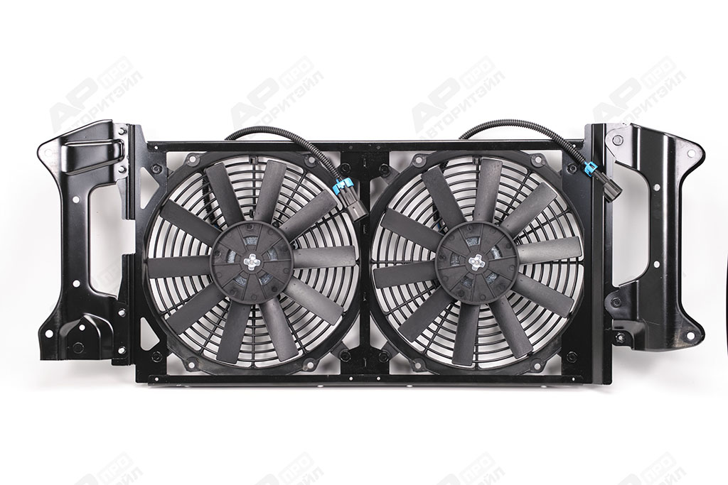 Вентилятор конденсатора ГАЗель-Next, Садко-Next, Соболь NN с рамкой двойной ГАЗ Оригинал