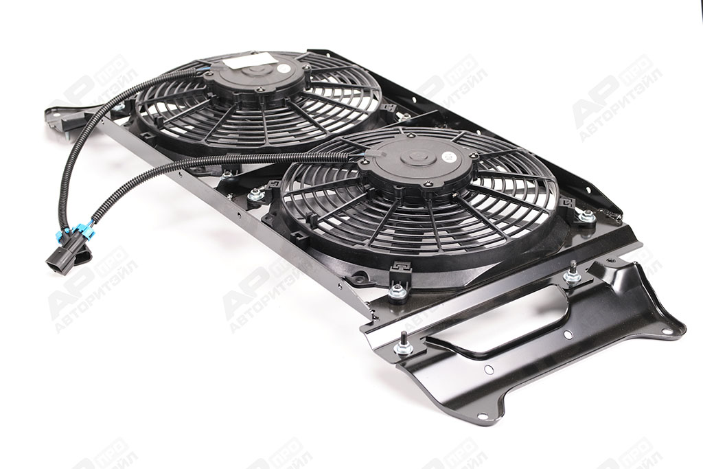 Вентилятор конденсатора ГАЗель-Next, Садко-Next, Соболь NN с рамкой двойной ГАЗ Оригинал