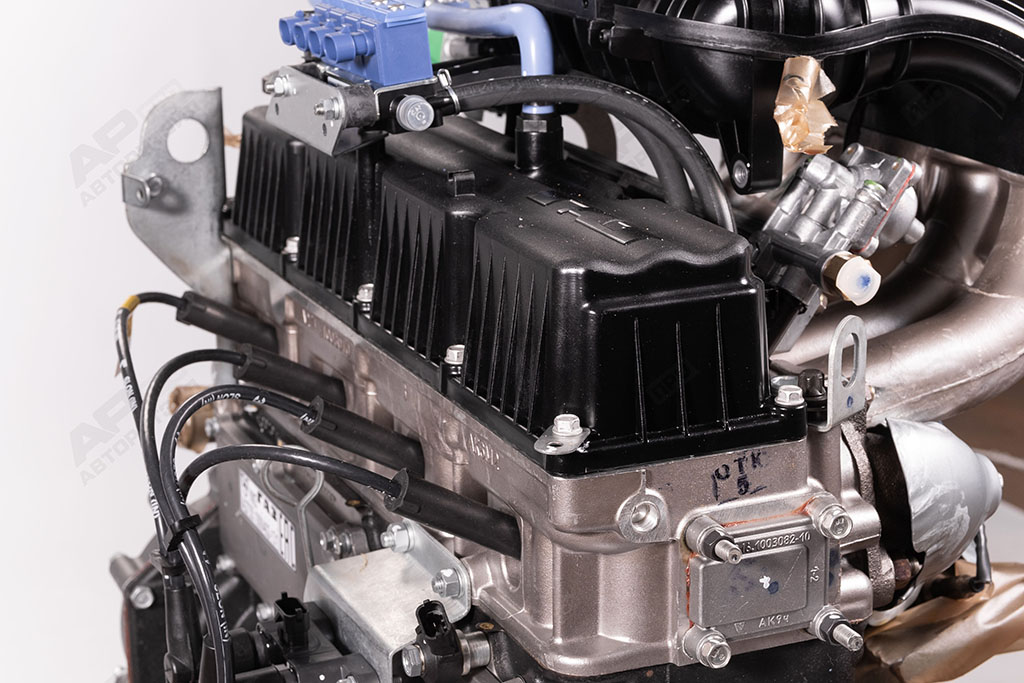 Двигатель (авт. ГАЗель-Next, УМЗ-A2755-30 EvoTech Евро-5) с ГБО с муфтой повыш.надежности с генерато