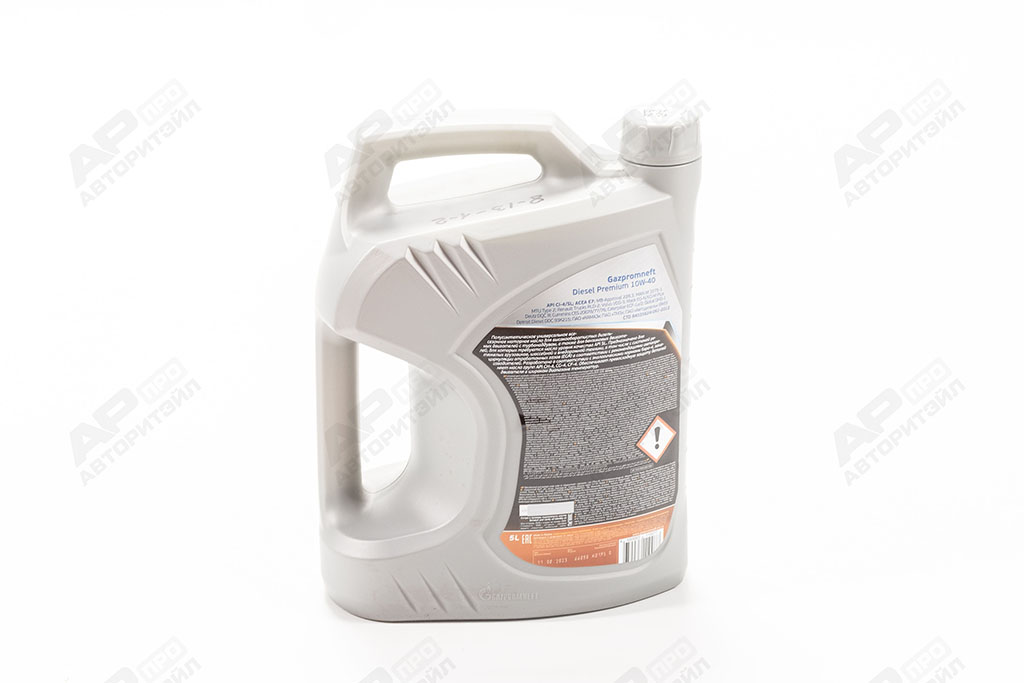 Масло моторное Gazpromneft Diesel Premium 10W-40 5л, API CI-4/SL 2389901340