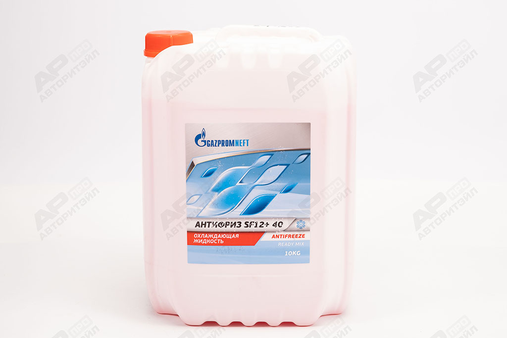 Антифриз Gazpromneft SF12+ 40 красный (G12+) 10 кг 