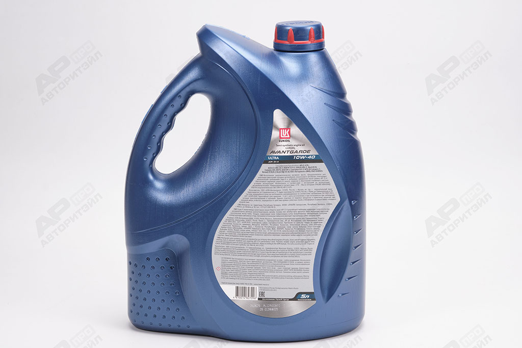 Масло моторное LUKOIL Авангард Ультра 10W40 полусинтетическое CI-4/SL; к.5л 3655654
