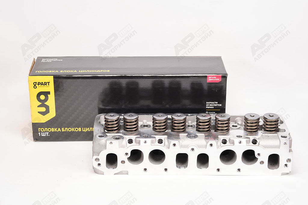 Головка блока цилиндров УМЗ-4216 Евро-3, 4 в сборе с клапанами G-PART 4216.1003010-30